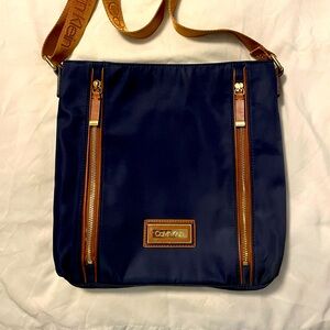 CALVIN KLEIN Nylon Crossbody Tote Bag